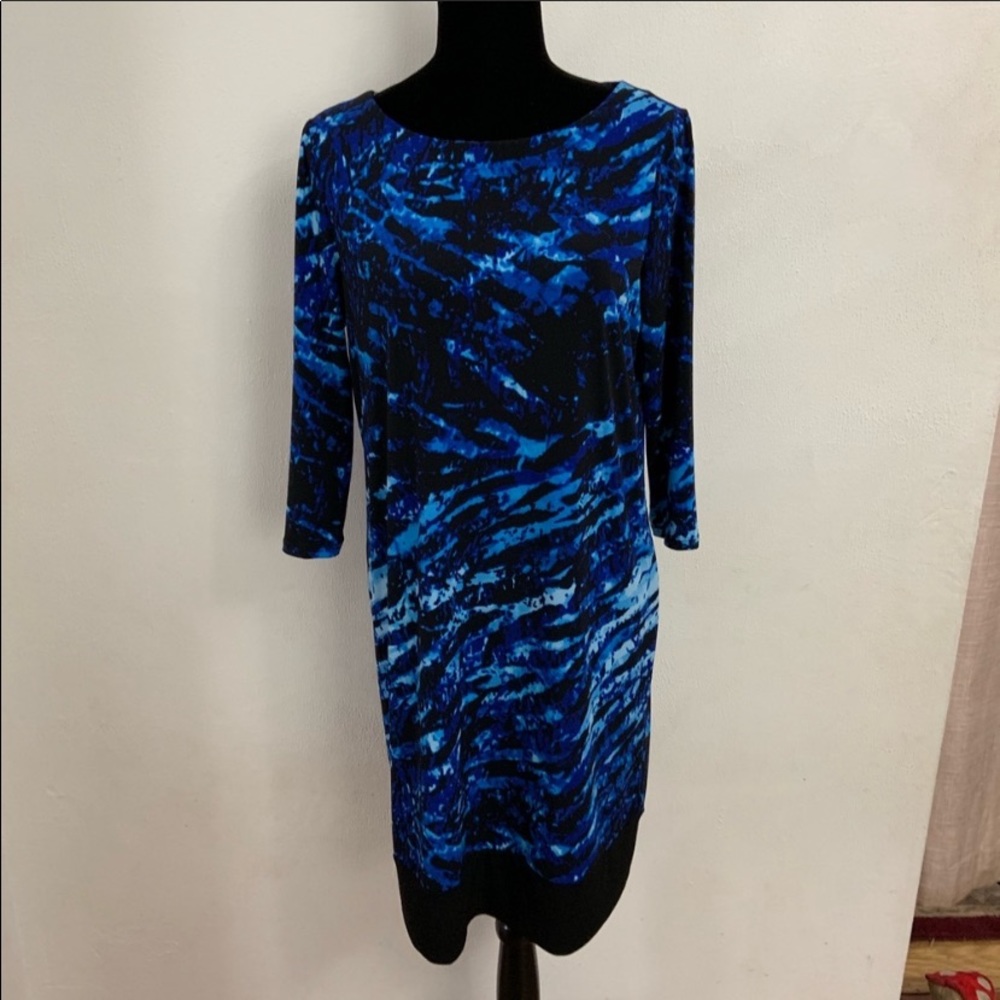 Women’s M blue/black Peter Nygard dress